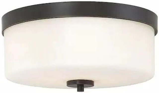 Alt view image 2 of 2 - NUVO 60/6331 Two Light Flush Mount, 2, Bronze/Dark