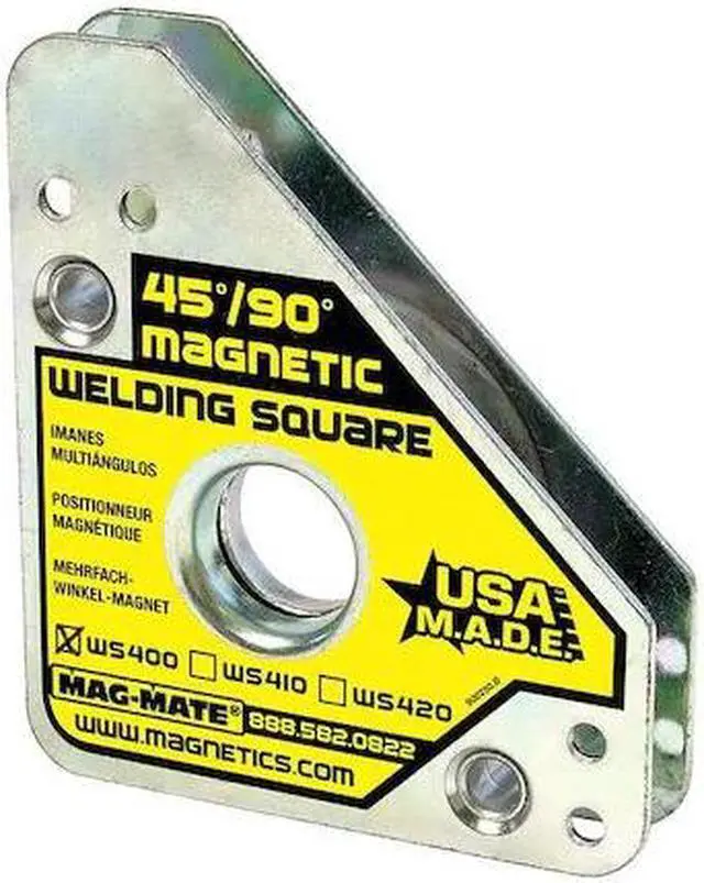 Main image of MAG-MATE WS400 Magnetic Weld Square, 3-3/4x4-3/8in, 75lb