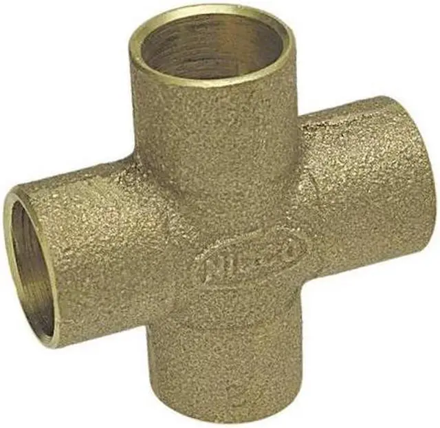 Main image of NIBCO 735-LF 1/2 Reducing Cross,Low-Lead Cast Bronze