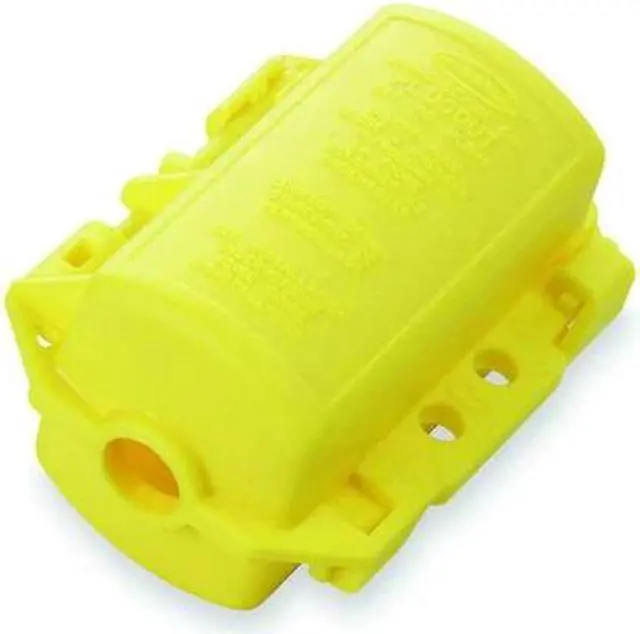 Alt view image 2 of 5 - HUBBELL WIRING DEVICE-KELLEMS HLDMP Plug Lockout,Yellow,5/16 In. Dia.