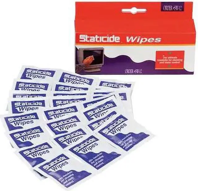 Alt view image 2 of 3 - ACL STATICIDE SW12 Anti-Static Wipes 5" x 8", 24PK