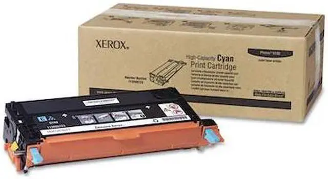 Alt view image 9 of 18 - Xerox High Capacity Cyan Toner Cartridge (6 000 Yield) 113R00723