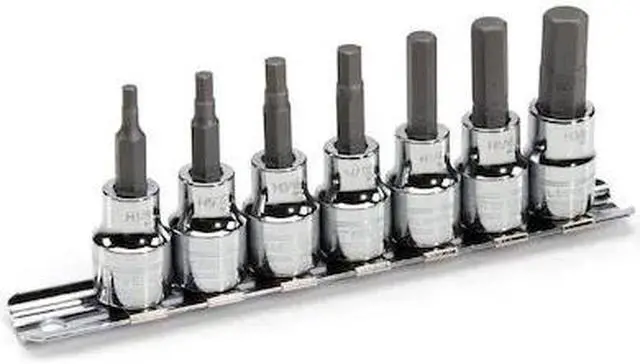 Main image of STEELMAN 78373 7-Piece 3/8" Drive Hex Bit Socket Set