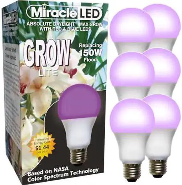 Main image of MIRACLE LED 602131 Red & Blue Spectrum Hydroponic LED Ultra Grow Light Replace