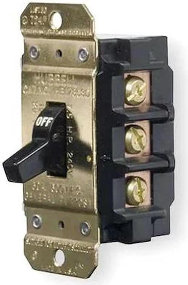 Alt view image 3 of 3 - HUBBELL WIRING DEVICE-KELLEMS HBL7842D Manual Motor Switch,40A,600VAC,2P
