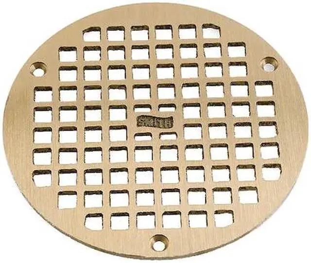Main image of JAY R. SMITH MANUFACTURING A07PBG w/Screws Grate, Bronze, Screw, 6 7/16 in