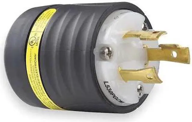 Alt view image 5 of 5 - LEGRAND L530PGCM 3 Wire Ground Monitoring Plug 125VAC 30A