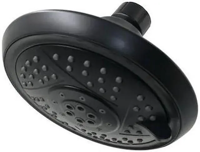Alt view image 2 of 3 - kingston brass kx1550 vilbosch 5inch 5function shower head, matte black
