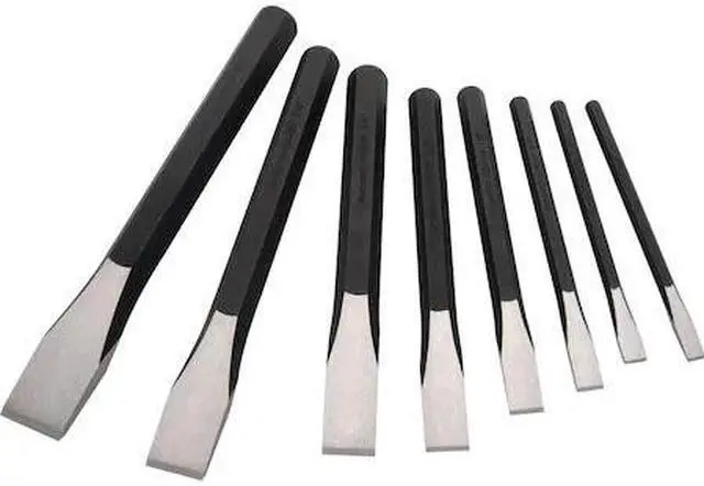 Main image of DYNAMIC D058201 Tools 8 Piece Chisel Set, 1/4" - 1"