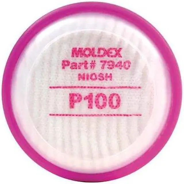 Alt view image 7 of 7 - MOLDEX 7940 Disk Filter, Bayonet, P100, Magenta, Niosh Approved