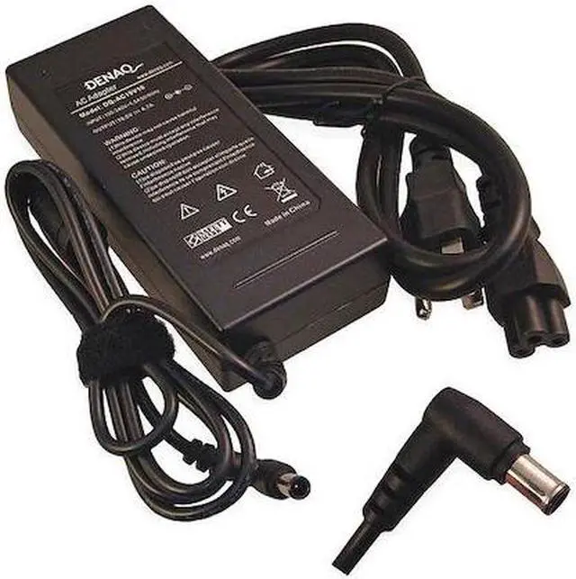 Alt view image 3 of 3 - DENAQ DQ-AC19V10-6044 4.7A 19.5V AC Adapter for Sony VGN-A100