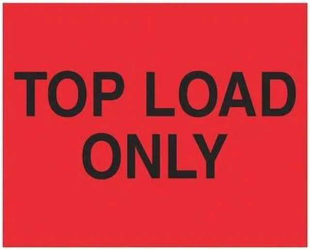 Main image of TAPE LOGIC DL1634 Tape Logic® Labels, "Top Load Only", 8 x 10", Fluorescent