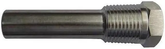 Main image of ZORO SELECT 24C479 Industrial Thermowell,316SS,5/8-18 UNF