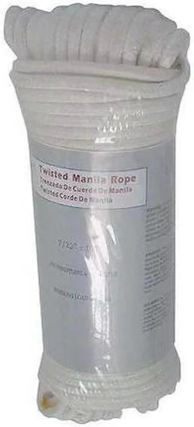 Main image of ZORO SELECT 12U289 Rope,PES,1/4 In. dia.,100 ft. L