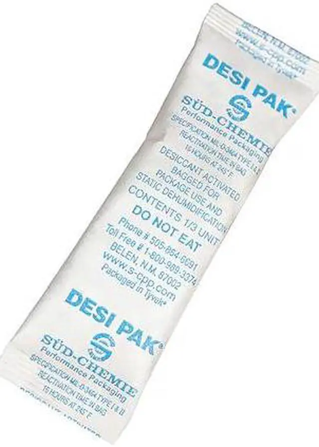 Main image of ARMOR SHIELD D1/3UCT Desiccant,3-1/2in. L,1in W,1/3 oz,PK700