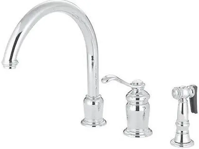 Alt view image 2 of 10 - Kingston Brass KS7821TLBS Kitchen , Faucet, Polished Chrome