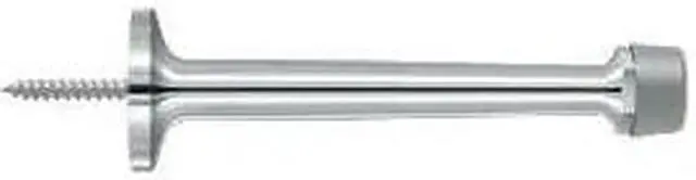 Alt view image 3 of 3 - Deltana BDS425U26 4 in. Baseboard Door Bumper, Bright Chrome - Solid