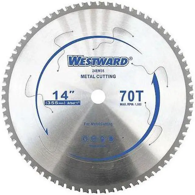 Main image of WESTWARD 24EM35 14",70-Teeth Circular Saw Blade