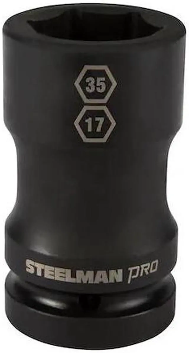 Main image of STEELMAN 79321 1" Drive Budd Wheel 35mm 6-Point Hex and 17mm 4-Point Square