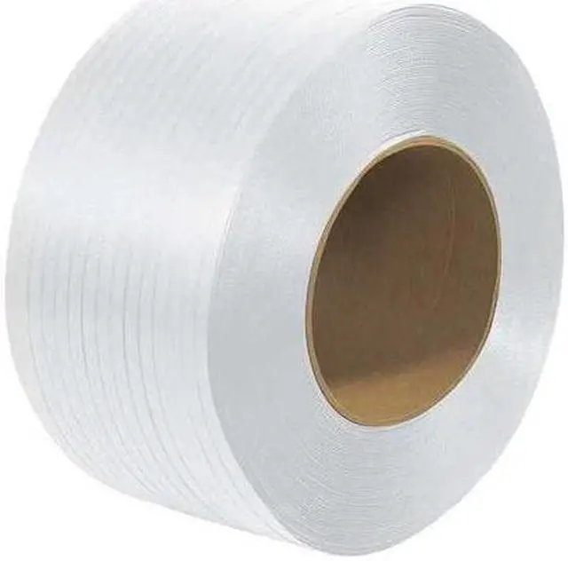 Main image of PARTNERS BRAND PS2220 Polypropylene Strapping, Machine Grade, Embossed, 8" x 8"