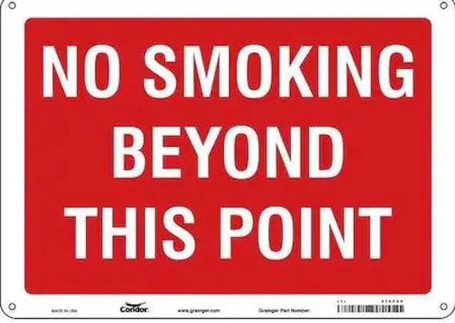 Main image of CONDOR 474F95 Safety Sign, 10" H, 14 in W,  Horizontal Rectangle, English,