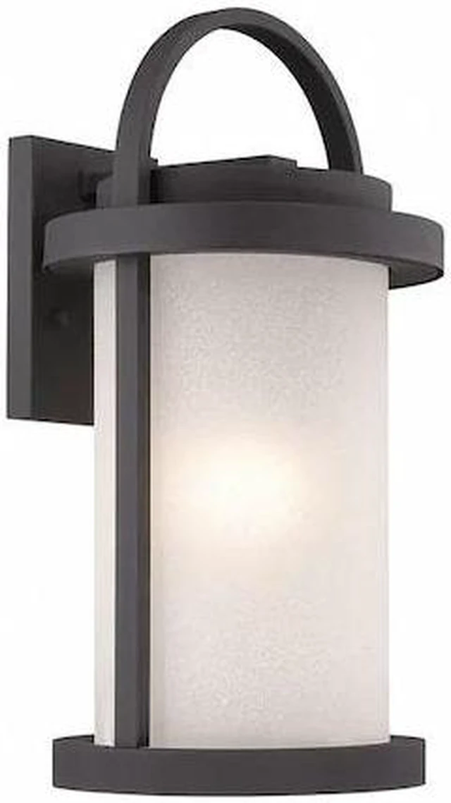 Main image of NUVO 62-652 Willis LED Outdoor Large Wall with Antique White Glass
