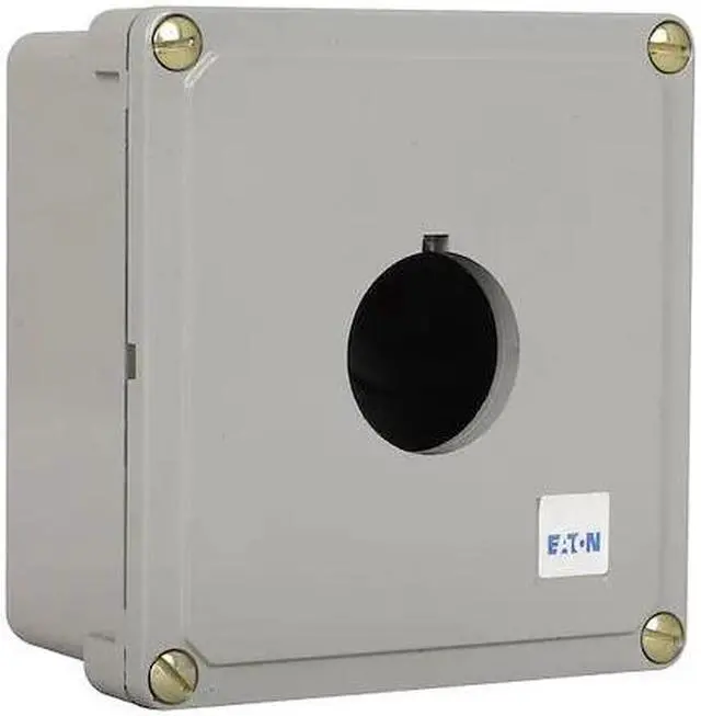 Main image of EATON E34N2-GR1 Pushbutton Enclosure,5.88 in H,Al