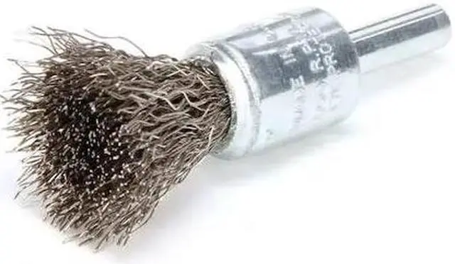 Alt view image 3 of 4 - WEILER 96103 Crimped Wire End Wire Brush, Stainlesss Steel