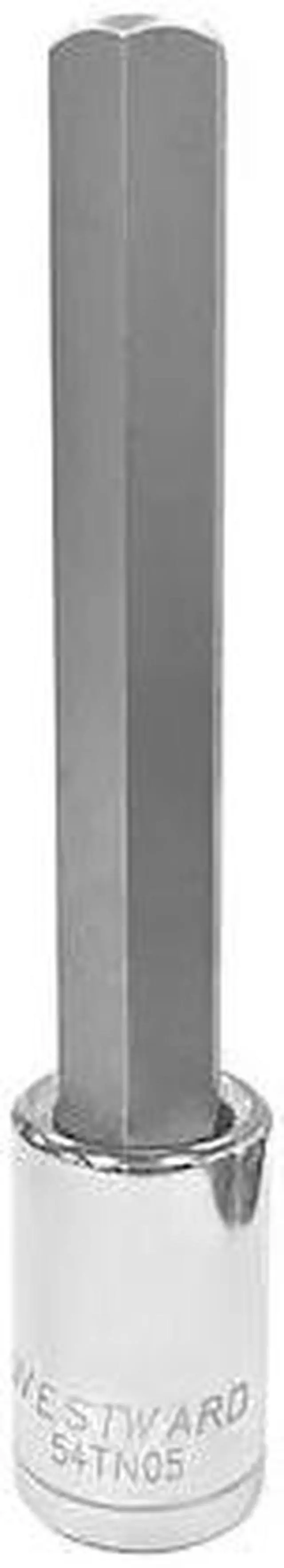 Alt view image 2 of 2 - WESTWARD 54TN05 1/2 in Drive Hex Socket Bit Metric 14 mm Tip, 5 1/4 in L