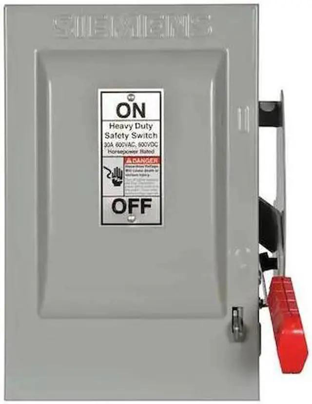Alt view image 2 of 3 - SIEMENS HNF261 Nonfusible, Safety Switch, Heavy Duty, 600 V, 2PST