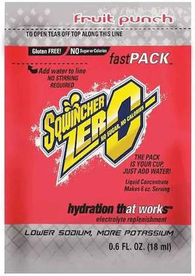Alt view image 5 of 10 - Sqwincher Sports Drink Mix, Liquid Concentrate, Sugar Free, 50 Package Quantity