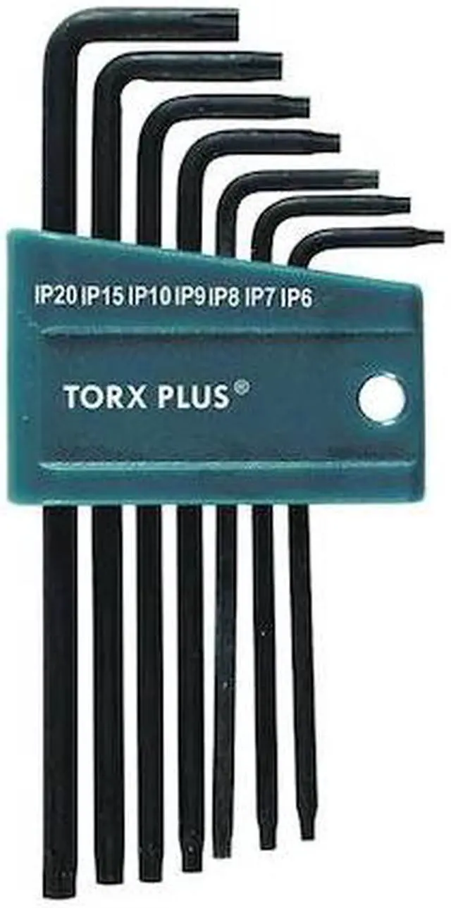Alt view image 10 of 10 - Wiha 36690 7 Piece TorxPlus L-Key Long Arm Set