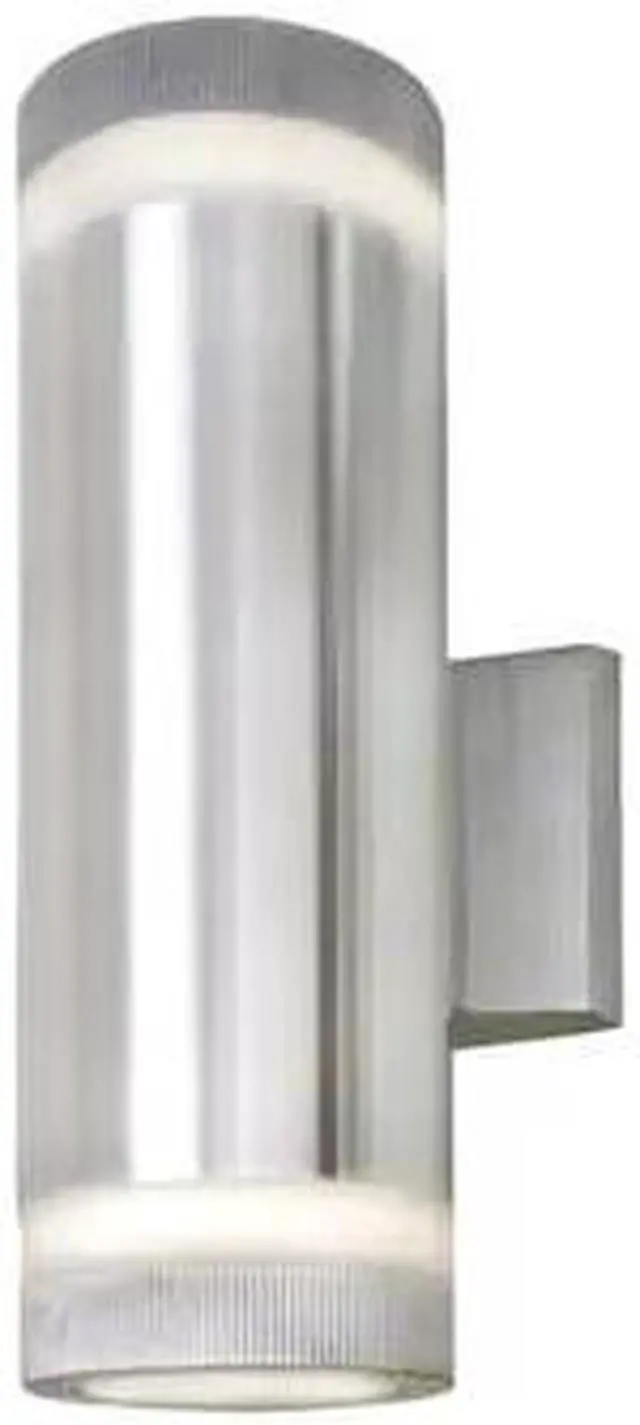 Alt view image 6 of 7 - Maxim 86112AL 12 x 4.25 in. Lightray LED 2-Light Wall Sconce, Brushed Aluminum