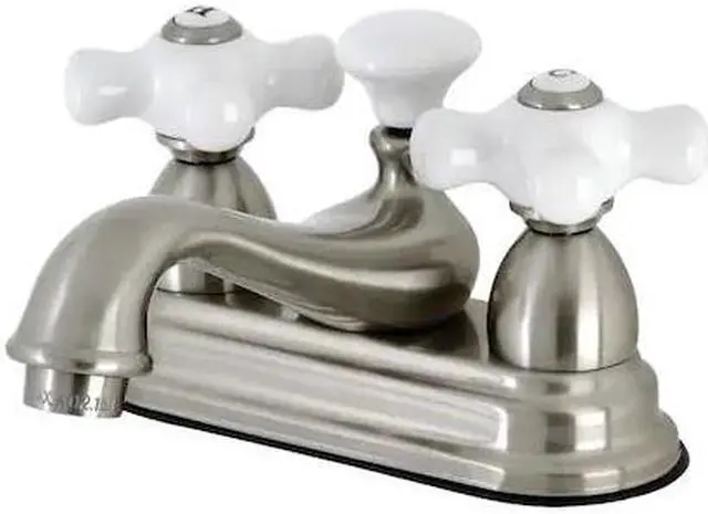 Alt view image 8 of 9 - Kingston Brass KS3608PX Two Handle 4 in. Centerset Lavatory Faucet with Brass Pop-up