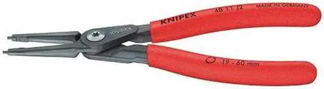 Alt view image 4 of 7 - Knipex 48-11-J2 Precision Straight Tip Internal Circlip Pliers 19-60 mm dia - Plastic Grip