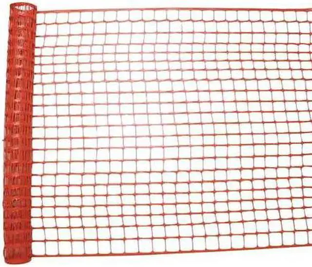 Main image of ZORO SELECT 33L954 Safety Fence, 4 ft. H, 100 ft. L, Orange