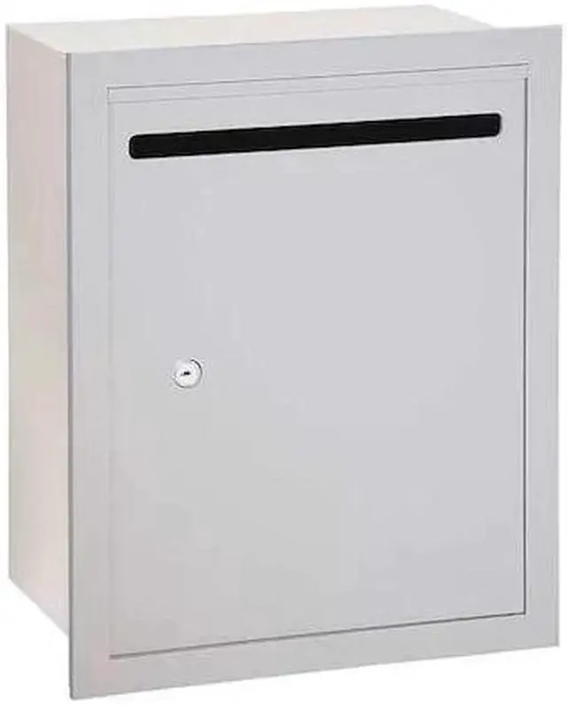 Alt view image 2 of 5 - Salsbury 2245AP Letter Box (Includes Commercial Lock) - Standard - Recessed Mounted - Aluminum - Private Access