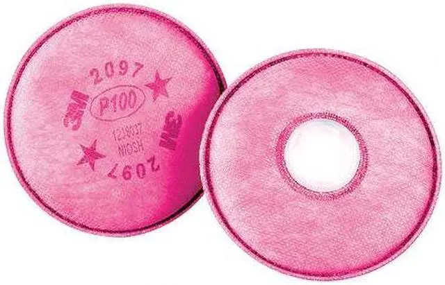 Alt view image 3 of 6 - 3M Particulate Filter P100 Nuisance Level Organic Vapor 2/PK 2097