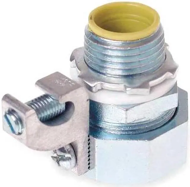 Alt view image 2 of 2 - RACO 3516-3 Conduit Fitting Connector, 1-1/2 in, Liquid-Tight, Steel, Electro