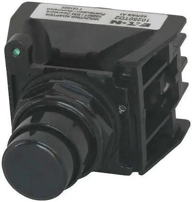 Alt view image 2 of 2 - EATON E34EX708B Push Button with Contacts,Black,Extended