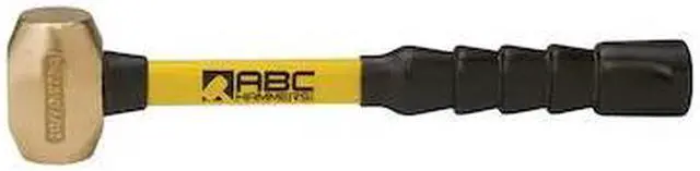 Main image of ABC HAMMERS ABC2BFB 2 lb. Brass Hammer with 12" Fiberglass Handle