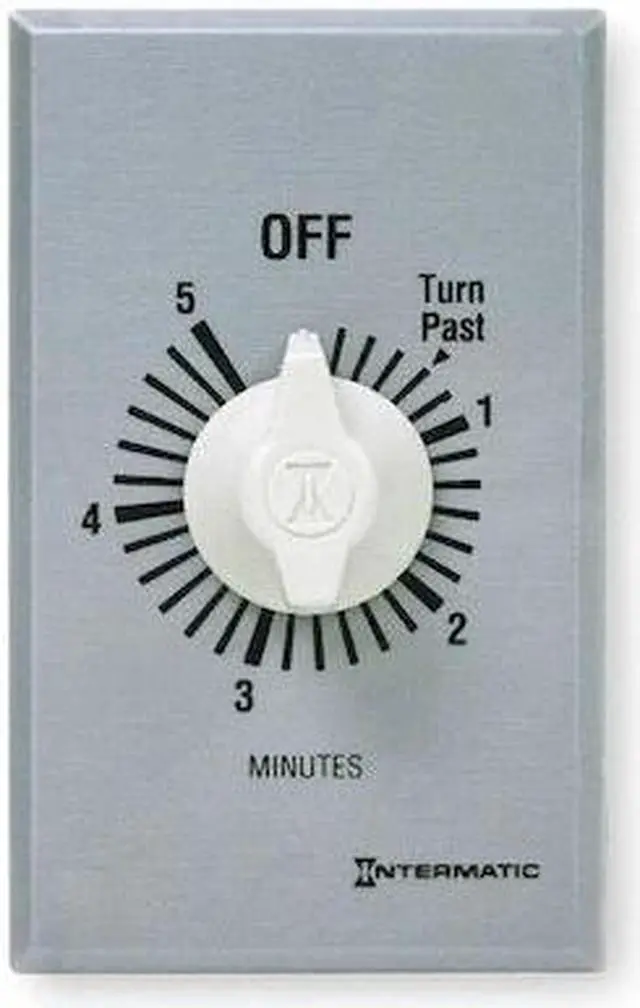 Alt view image 3 of 3 - INTERMATIC FF5M Timer,Spring Wound