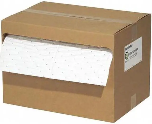 Main image of SPILLTECH WRF100H-BX Sorbent Roll, 19 gal, 15 in x 100 ft, Oil, White,
