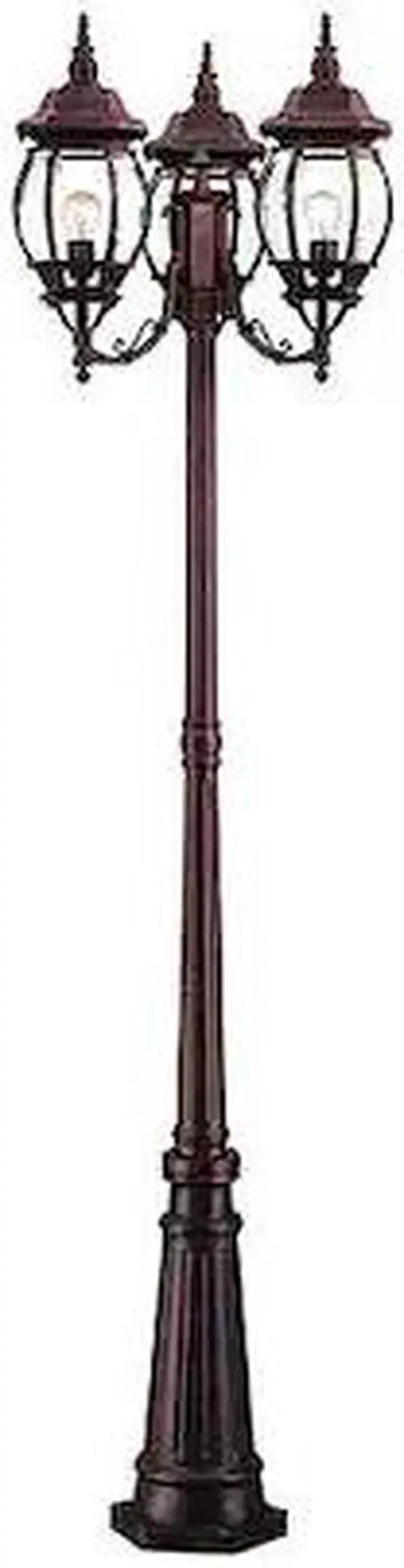 Main image of ACCLAIM LIGHTING 5179BW Post Light,3-Head,Burled Walnut