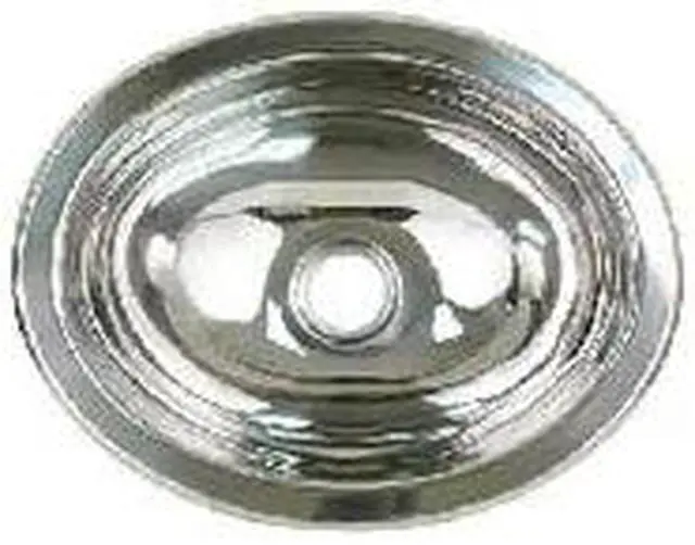 Main image of SCANDVIK 10280 10280 Stainless Steel Oval Basin