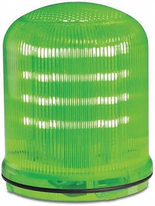 Alt view image 2 of 3 - Federal Signal Beacon Warning Light,Green,LED  SLM100G