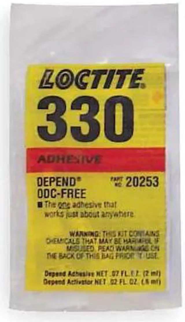 Main image of LOCTITE 1691394 Adhesive, 330 Series, Clear, 0.75 oz, Tube, No Mix Mix Ratio, 5
