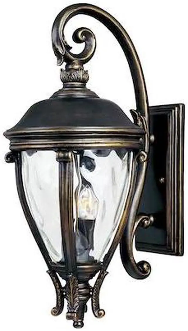 Main image of MAXIM 41426WGGO Camden VX 3-Light 13" Wide Golden Bronze Outdoor Wall Sconce