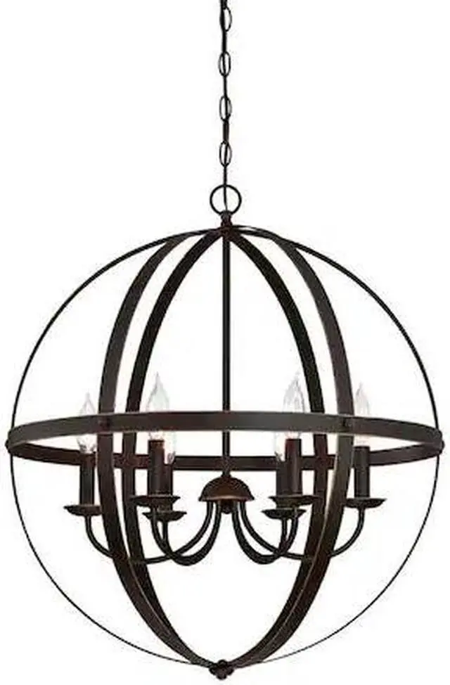 Main image of WESTINGHOUSE 6328200 Six-Light Indoor LED Chandelier ORB