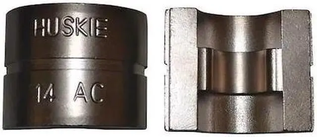 Alt view image 2 of 2 - HUSKIE TOOLS 14AC Compression Die,Blue,Wire Rope,1/4 In